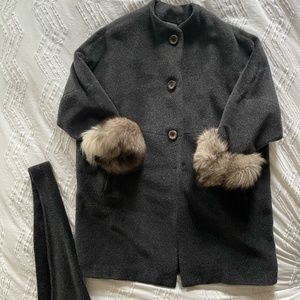 Dejac oversized coat, made in France